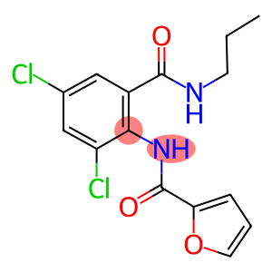 N-{2,4-dichloro-6-[(propylamino)carbonyl]phenyl}-2-furamide