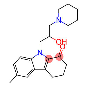 9-(2-hydroxy-3-(piperidin-1-yl)propyl)-6-methyl-2,3,4,9-tetrahydro-1H-carbazol-1-one