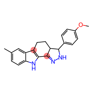 3-(4-methoxyphenyl)-7-methyl-2,3,3a,4,5,10-hexahydropyrazolo[3,4-a]carbazole