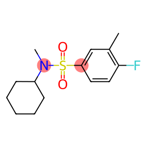 N-cyclohexyl-4-fluoro-N,3-dimethylbenzenesulfonamide