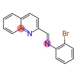 N-(2-bromophenyl)-N-(2-quinolinylmethylene)amine