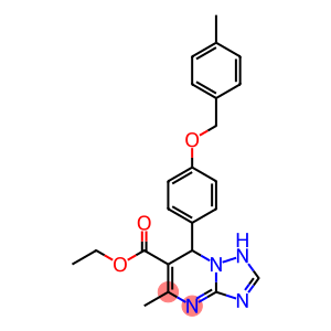 ethyl 5-methyl-7-{4-[(4-methylbenzyl)oxy]phenyl}-4,7-dihydro[1,2,4]triazolo[1,5-a]pyrimidine-6-carboxylate