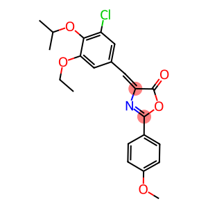 4-(3-chloro-5-ethoxy-4-isopropoxybenzylidene)-2-(4-methoxyphenyl)-1,3-oxazol-5(4H)-one