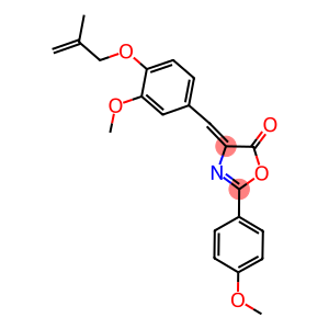 4-{3-methoxy-4-[(2-methyl-2-propenyl)oxy]benzylidene}-2-(4-methoxyphenyl)-1,3-oxazol-5(4H)-one