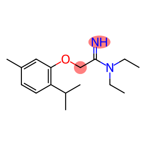 Ethanimidamide, N,N-diethyl-2-[5-methyl-2-(1-methylethyl)phenoxy]-