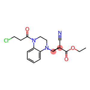 4-(3-Chloropropionyl)-alpha-cyano-3,4-dihydro-1(2H)-quinoxalineacrylic acid ethyl ester