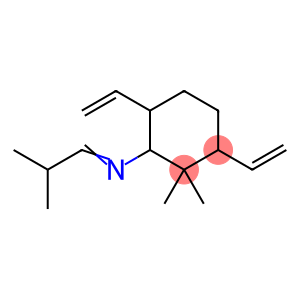 3,6-Diethenyl-2,2-dimethyl-N-(2-methylpropylidene)cyclohexanamine