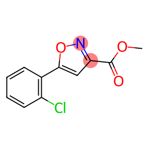 3-Isoxazolecarboxylic acid, 5-(2-chlorophenyl)-, methyl ester