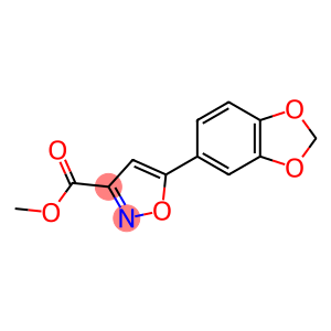 METHYL 5-(1,3-BENZODIOXOL-5-YL)ISOXAZOLE-3-CARBOXYLATE