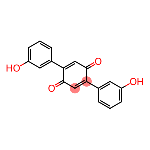 2,5-Cyclohexadiene-1,4-dione, 2,5-bis(3-hydroxyphenyl)-