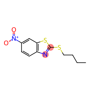 Benzothiazole, 2-(butylthio)-6-nitro-