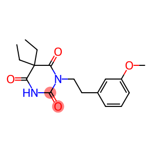 5,5-Diethyl-1-(3-methoxyphenethyl)barbituric acid