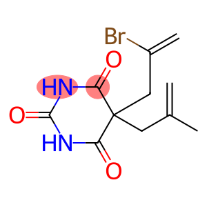 2,4,6(1H,3H,5H)-Pyrimidinetrione, 5-(2-bromo-2-propen-1-yl)-5-(2-methyl-2-propen-1-yl)-