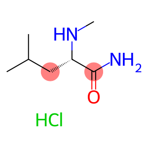 (2S)-4-methyl-2-(methylamino)pentanamide hydrochloride