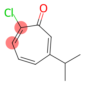 2,4,6-Cycloheptatrien-1-one, 2-chloro-6-(1-methylethyl)-