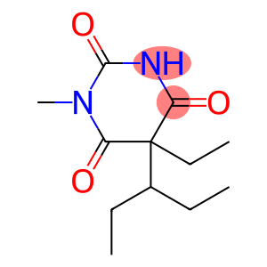 5-Ethyl-5-(1-ethylpropyl)-1-methylbarbituric acid