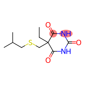 5-Ethyl-5-(isobutylthiomethyl)-2-sodiooxy-4,6(1H,5H)-pyrimidinedione