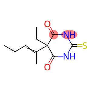 5-Ethyl-2,3-dihydro-5-(1-methyl-1-butenyl)-2-thioxo-4,6(1H,5H)-pyrimidinedione