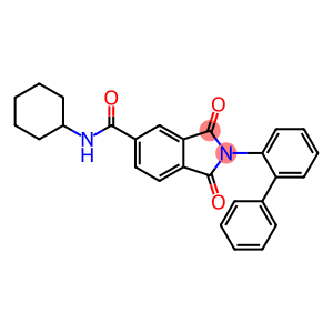 2-[1,1'-biphenyl]-2-yl-N-cyclohexyl-1,3-dioxo-5-isoindolinecarboxamide