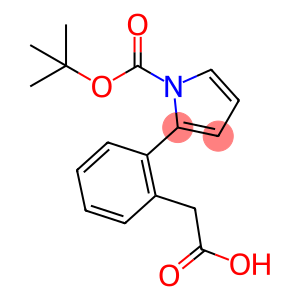 2-[2-[1-[(2-methylpropan-2-yl)oxycarbonyl]pyrrol-2-yl]phenyl]acetic Acid