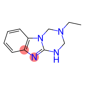 1,3,5-Triazino[1,2-a]benzimidazole,3-ethyl-1,2,3,4-tetrahydro-(9CI)