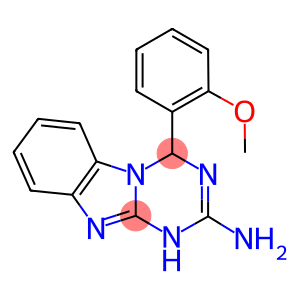 4-(2-甲氧苯基)-1,4-二氢[1,3,5]三嗪并[1,2-A]苯并咪唑-2-胺