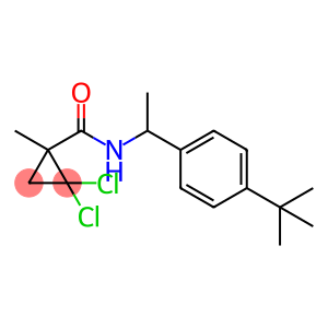 N-[1-(4-tert-butylphenyl)ethyl]-2,2-dichloro-1-methylcyclopropane-1-carboxamide