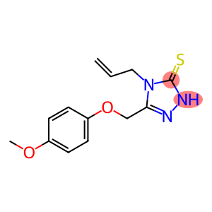 4-ALLYL-5-[(4-METHOXYPHENOXY)METHYL]-4H-1,2,4-TRIAZOLE-3-THIOL