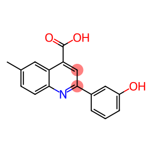 2-(3-HYDROXY-PHENYL)-6-METHYL-QUINOLINE-4-CARBOXYLIC ACID