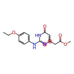 methyl {2-[(4-ethoxyphenyl)amino]-6-oxo-1,6-dihydropyrimidin-4-yl}acetate