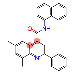 6,8-dimethyl-N-(1-naphthyl)-2-phenyl-4-quinolinecarboxamide