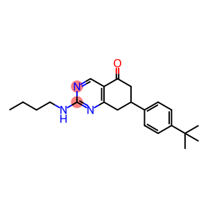 2-(BUTYLAMINO)-7-(4-TERT-BUTYLPHENYL)-7,8-DIHYDROQUINAZOLIN-5(6H)-ONE