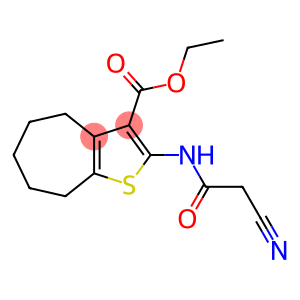 ethyl 2-[(cyanoacetyl)amino]-5,6,7,8-tetrahydro-4H-cyclohepta[b]thiophene-3-carboxylate