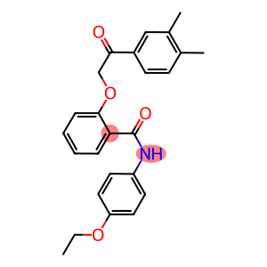 2-[2-(3,4-dimethylphenyl)-2-oxoethoxy]-N-(4-ethoxyphenyl)benzamide