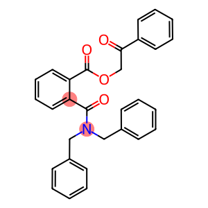 2-oxo-2-phenylethyl 2-[(dibenzylamino)carbonyl]benzoate