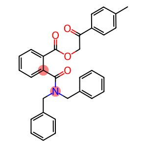 2-(4-methylphenyl)-2-oxoethyl 2-[(dibenzylamino)carbonyl]benzoate