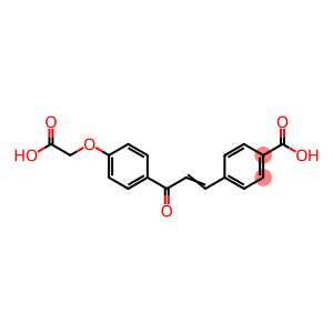 4-(3-(4-(羧甲氧基)苯基)-3-氧代丙-1-烯-1-基)苯甲酸