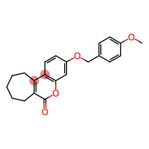 3-[(4-methoxyphenyl)methoxy]-8,9,10,11-tetrahydro-7H-cyclohepta[c]chromen-6-one