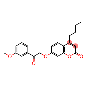 4-butyl-7-[2-(3-methoxyphenyl)-2-oxoethoxy]chromen-2-one