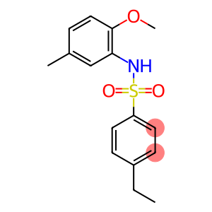 4-ethyl-N-(2-methoxy-5-methylphenyl)benzenesulfonamide