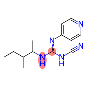 2-Cyano-1-(1,2-dimethylbutyl)-3-(4-pyridyl)guanidine