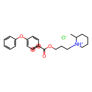 Benzoic acid,4-phenoxy-, 3-(2-methyl-1-piperidinyl)propyl ester, hydrochloride (1:1)