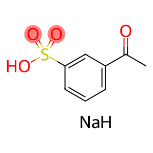 Benzenesulfonic acid, 3-acetyl-, sodium salt (1:1)