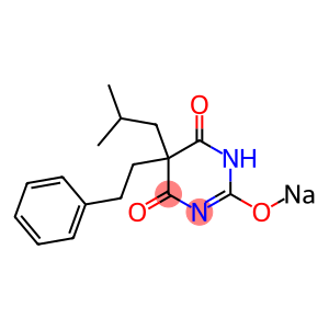 5-Isobutyl-5-phenethyl-2-sodiooxy-4,6(1H,5H)-pyrimidinedione