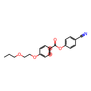 p-(2-Propoxyethoxy)benzoic acid p-cyanophenyl ester