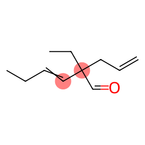 (E)-2-烯丙基-2-乙基-3-己烯醛