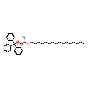 Benzene, 1,1',1''-[[3-fluoro-2-(hexadecyloxy)propoxy]methylidyne]tris-