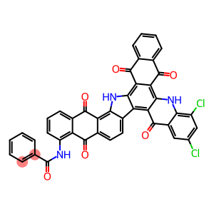 N-(7,9-二氯-5,11,14,19,21-五氧代-6,11,14,19,20,21-六氢-5H-萘并[2,3-C]萘并[2',3':6,7]吲哚并[3,2-A]吖啶-15-基)苯甲酰胺