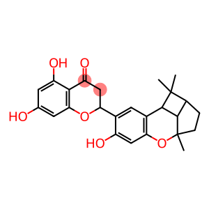 2-(1a,2,3,3a,8b,8c-Hexahydro-6-hydroxy-1,1,3a-trimethyl-4-oxa-1H-benzo[f]cyclobut[cd]inden-7-yl)-2,3-dihydro-5,7-dihydroxy-4H-1-benzopyran-4-one