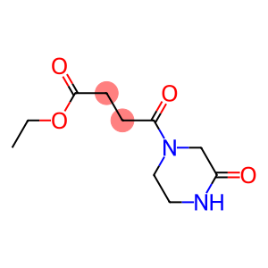 ethyl 4-oxo-4-(3-oxo-1-piperazinyl)butanoate